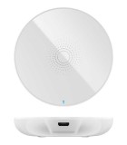 Incarcator fara fir wireless 5W 1A alb pentru dispozitive standard QI Goobay