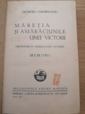 MARETIA SI AMARACIUNILE UNEI VICTORII , MEMORII de GEORGES CLEMENCEAU , 1930
