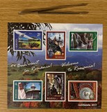 Bun venit in Romania, bloc de 6 timbre nedantelat 2017 LP 2154a