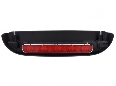 Lampa frana spate centrala PEUGEOT BIPPER, 10.2007-, Fiat FIORINO/QUBO, 10.2007-, Citroen NEMO (AA), 10.2007-, TYC, LED; carcasa neagra; cu locas bec foto