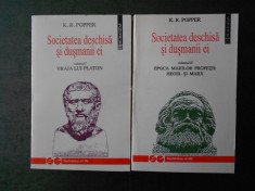 K. R. POPPER - SOCIETATEA DESCHISA SI DUSMANII EI 2 volume foto