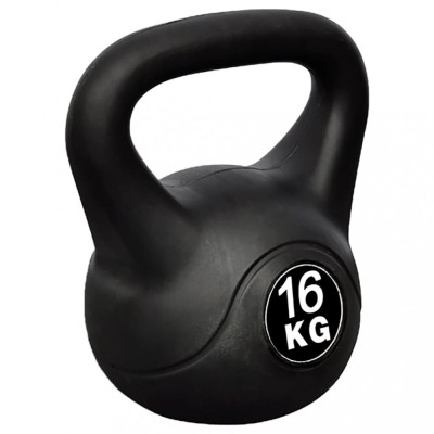 Greutate tip bilă cu m&amp;acirc;ner Kettlebell 16 kg foto