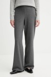 Marc O&#039;Polo pantaloni culoarea gri, drept, high waist, M10303219055