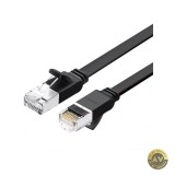 Cablu Retea UGREEN NW101 Flat UTP Cat6 2m Negru