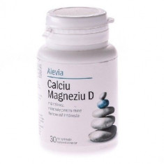 Calciu+Magneziu+Vitamina D 30cpr Alevia foto