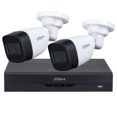 Sistem supraveghere Dahua 2 camere exterior 5MP, DVR XVR 4 canale, 5MP SafetyGuard Surveillance foto