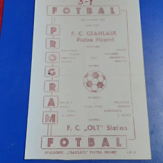 program Ceahlaul PN - FC Olt