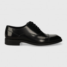 Aldo pantofi de piele TOZZI barbati, culoarea negru