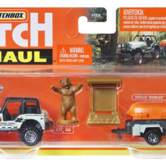 Matchbox Hitchhaul Set 2 Vehicule MBX Off Road 1988 Jeep 4x4