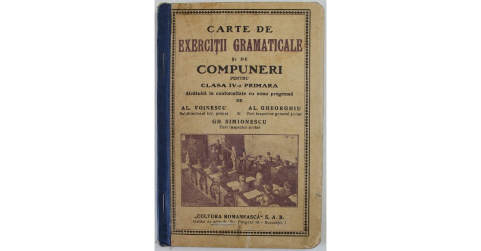 CARTE DE EXERCITII GRAMATICALE SI DE COMPUNERI PENTRU CLASA IV -A ...