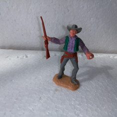bnk jc Figurina de plastic - Timpo - cowboy cu pusca