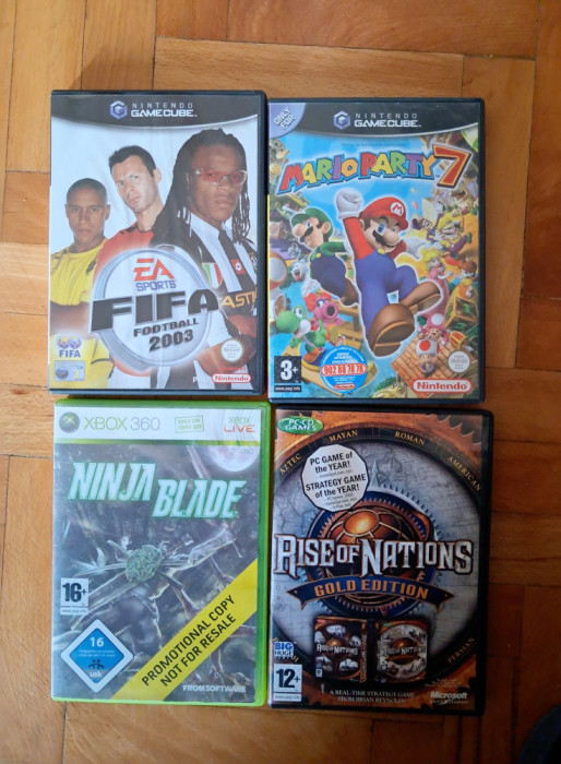 Lot jocuri gamecube pc xbox 360