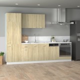 vidaXL Set dulapuri de bucătărie &ldquo;Lyon&rdquo; 7 piese stejar sonoma