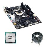 Kit Placa de Baza Gigabyte GA-H81M-S2H, Intel Quad Core i5-4460, Cooler