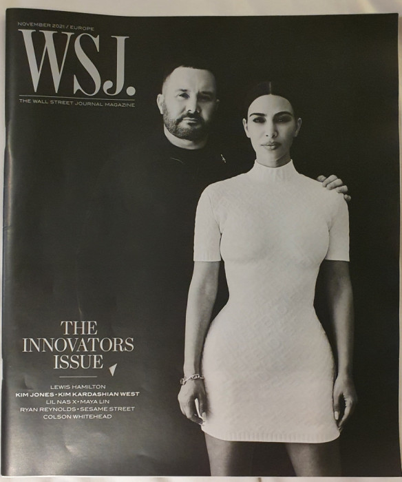 Wall Street Journal WSJ Nov 2021 Europe, Kim Kardashian, 90 pagini in engleza