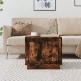 Gossi masuta de cafea, stejar afumat, 51x50x44 cm, lemn prelucrat