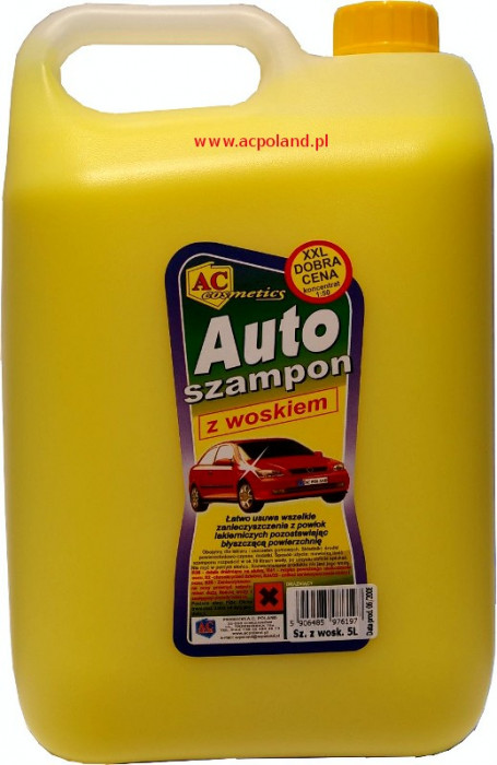 Sampon auto cu ceara AC Cosmetics pentru luciu 5 litri Kft Auto