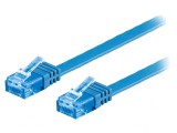 Patch cord U/UTP Cat 6a Cu PVC Albastru 2m, Goobay