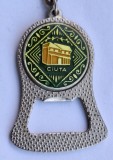 Cabana CIUTA breloc - desfacator de capace bere, reclama piesa superba anii 1970