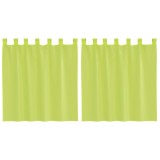 Cumpara ieftin Perdele din voile cu tabla 2 buc Verde mar