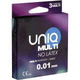 Uniq-Multi Prezervative fără Latex 3 Bucăți