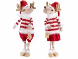 Cumpara ieftin Set 2 figurine Reni textil multicolor 23x13x58 cm