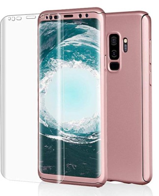 Husa GloMax FullBody Rose-Gold pentru Samsung Galaxy S9 Plus cu folie de protectie inclusa foto