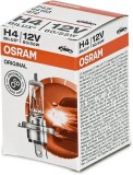 Bec Auto H4 OSRAM Original 12V 60/55W P43t Halogen Far Faza Lunga/Scurta