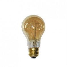 Bec decorativ tip EDISON E27 40W glob lumina calda 130lm L 173mm