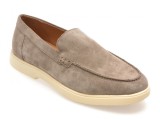 Cumpara ieftin Mocasini GEOX gri, U55LAD, din piele intoarsa
