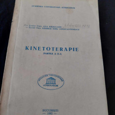 Carte KHINOTERAPIE-1992 Univ.ATHENAEUM,George Emil Constantinescu.Ana raducanu