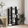 VidaXL Bibliotecă Stejar negru 86 x 25.5 x 140 cm Lemn compozit