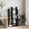 vidaXL Bibliotecă Stejar negru 86 x 25.5 x 140 cm Lemn compozit