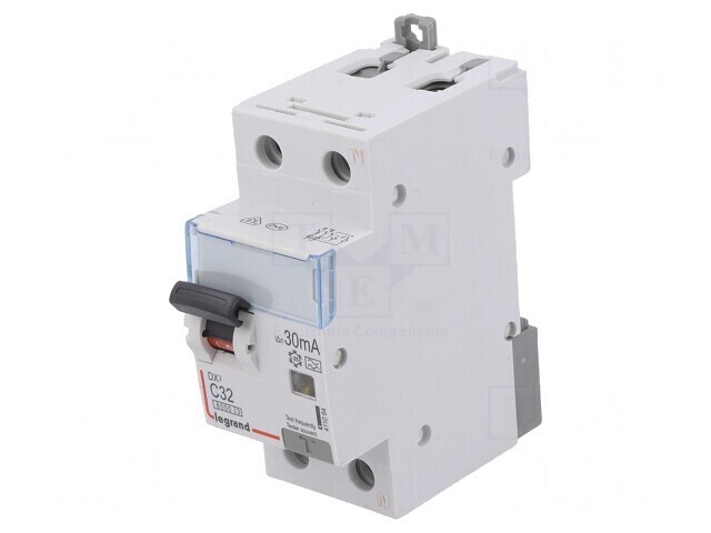 &Icirc;ntrerupător RCBO 32A 30mA 2P 400VAC IP20