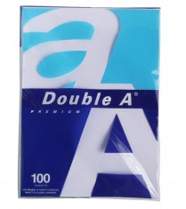 Hartie Alba Pentru Copiator A4, 80g/mp, 100coli/top, Clasa A, Double A Premium foto