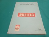 REVISTA MILIȚIA * &Icirc;N AJUTORUL PREGĂTIRII DE SPECIALITATE * NR. 1* 1981 * 2 3 3