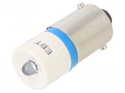 Lampă de control LED albastră 28V foto