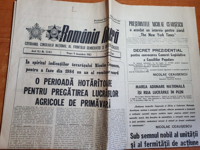 romania libera 9 decembrie 1983-raid ancheta la 3 intreprinderi din brasov