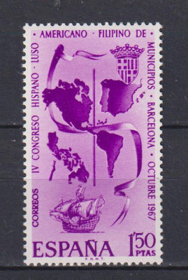SPANIA 1967 CONGRESUL HISPANIC MI. 1710 MNH foto