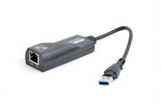 Adaptor USB 3.0 LAN Gigabit RJ-45 negru