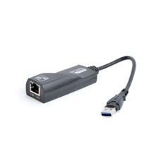 Adaptor USB 3.0 LAN Gigabit RJ-45 negru