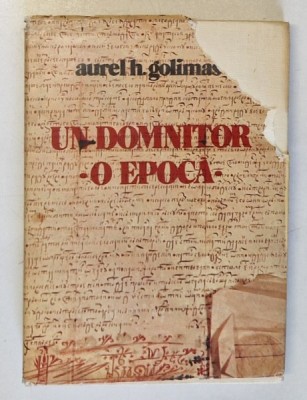 UN DOMNITOR O EPOCA de AUREL H GOLIMAS 1980 foto
