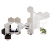 Set Oglinzi Decorative Acrilice Design Hexagon Silver XXL Size - MyStyle&reg; Luxury Home 6 bucatI
