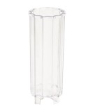 Set de 2 matrite pentru lumanari Tuzsocr, plastic, transparent, 6 x 15 cm / 7 x 20 cm