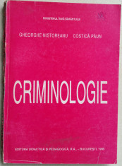 GHEORGHE NISTOREANU COSTICA PAUN - CRIMINOLOGIE {1995} foto