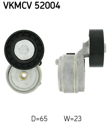 SKF VKMCV 52004 rola intinzator,curea transmisie foto