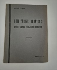 Carte veche Folclor Lucian Costin Ghicitorile Banatene Volum 3