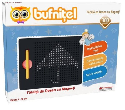 Tablita de desen cu magneti - 380 piese PlayLearn Toys foto