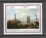 Cuba.1983 100 ani Institutul Francez de Cultura-Pictura SC.663