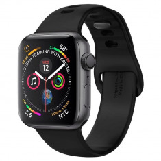 Curea Spigen Spigen Air Fit pentru Apple Watch 1/2/3/4/5 (40-44 mm), TPU, Negru foto